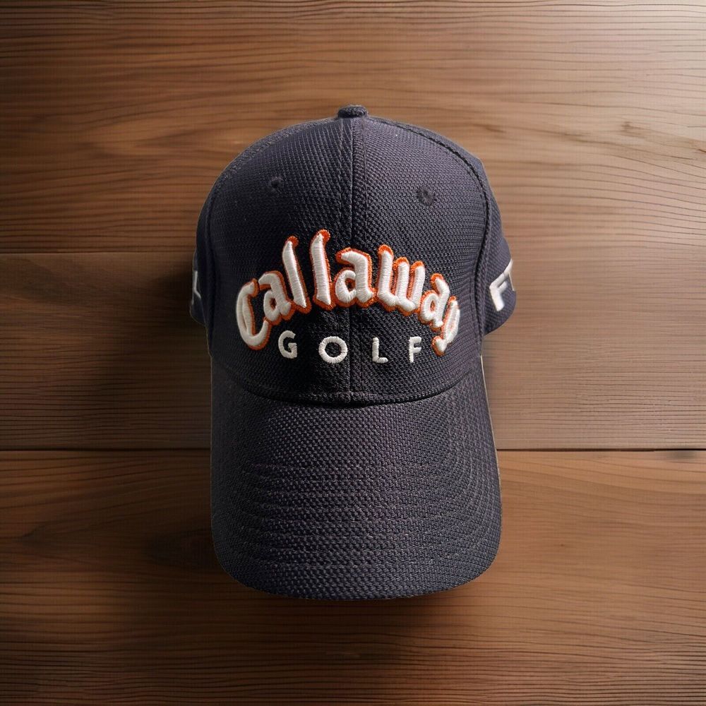 New Era Callaway Hat Tour Authentic FT-i‎ TOUR i Black Flex Fitted Golf Hat
